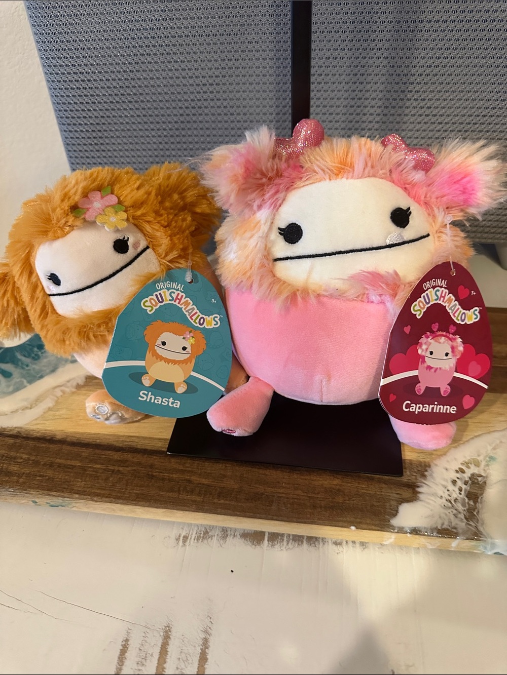 Squishmallows Caparinne Plush - Pink, Cream